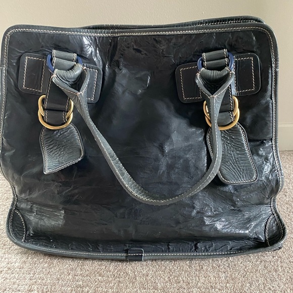 Chloe patent leather Bay handbag - Picture 3 of 6